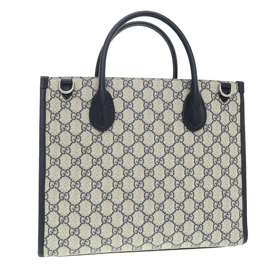 GUCCI】インターロッキングG付き スモール トートバッグ