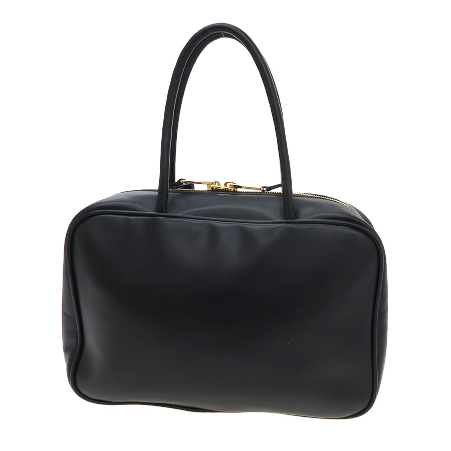 ∞直営買付∞ミュウミュウ■エンボスロゴ柔らかレザーボーバッグ ◇直営店◇【MiuMiu】レザー ボー バッグ (MiuMiu/ハンドバッグ
