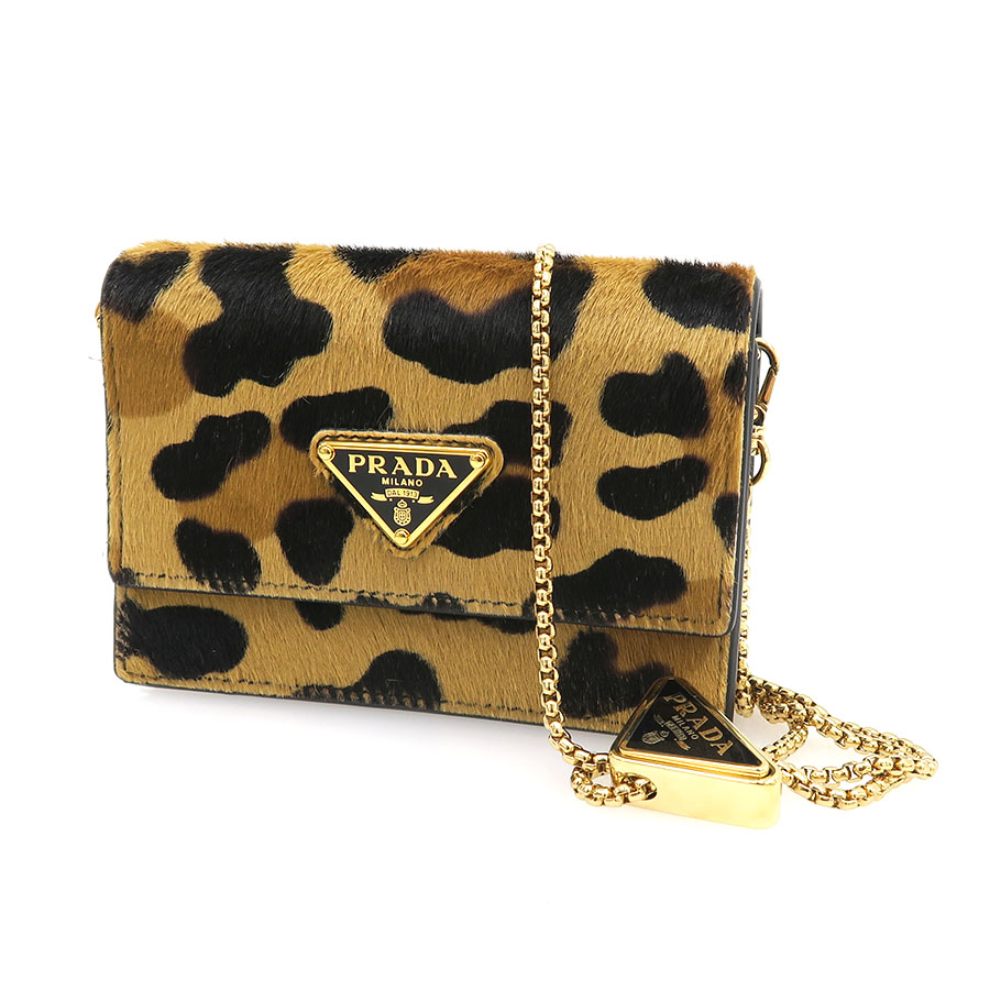 カードケース･チェーンショルダー/ハラコ