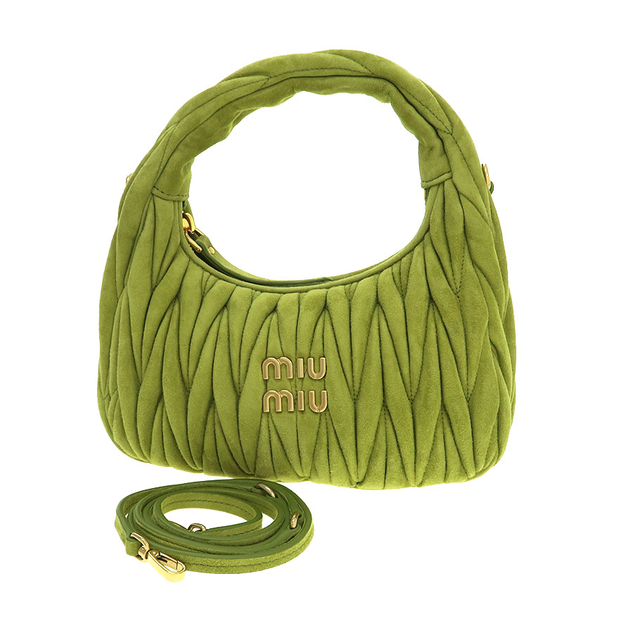 ワンダー マテラッセレザー ホーボーバッグ