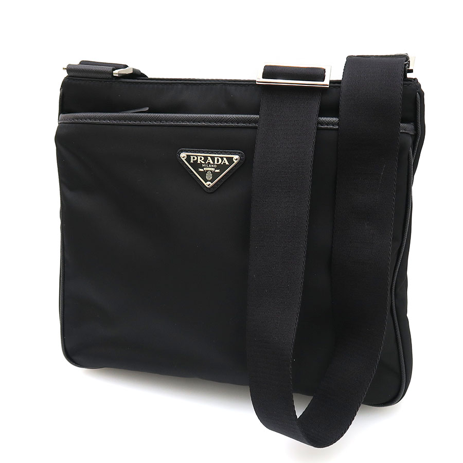 リナイロン･サフィアーノレザーショルダー