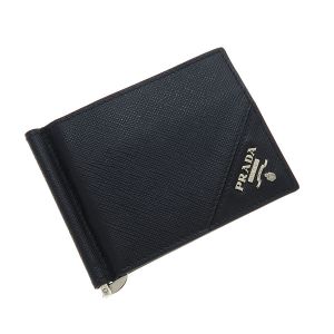 二つ折り財布マネークリップ