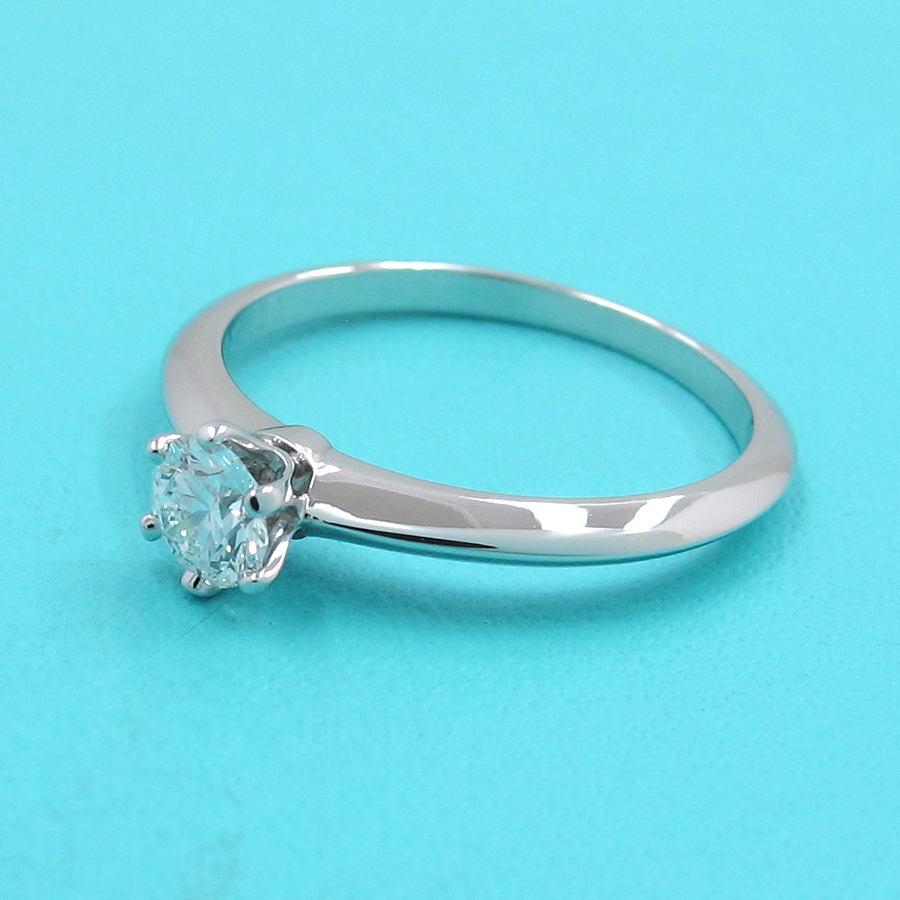 ティファニー　ソリティア　ダイヤモンド　リング　0.28ct＃ダイヤモンド