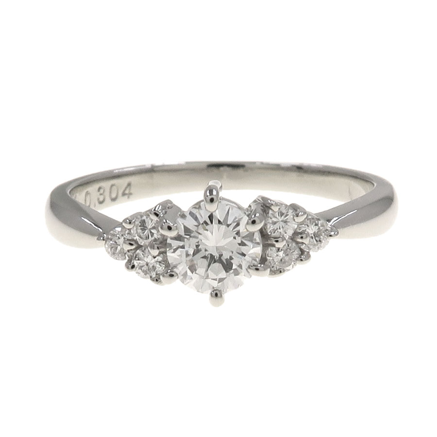 Pt900ダイヤリング/D0.304ct