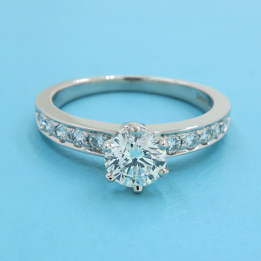 チャネルセッティングリング/D0.65ct