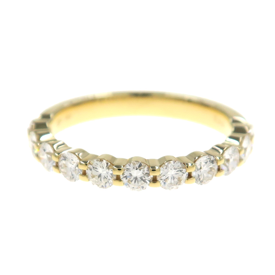 MIKIMOTO ミキモト 天然ダイヤモンド ハーフエタニティリング