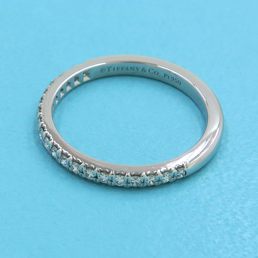 ティファニー ソレスト 乗れれ ハーフサークル リング 