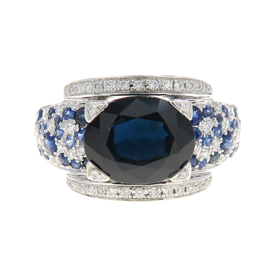 エテルニテエレガンスリング/サファイア＆ダイヤモンド
