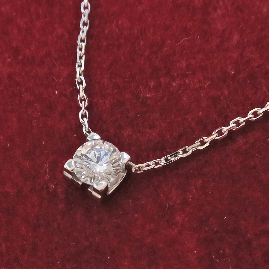 Cドゥカルティエダイヤネックレス/D0.34ct