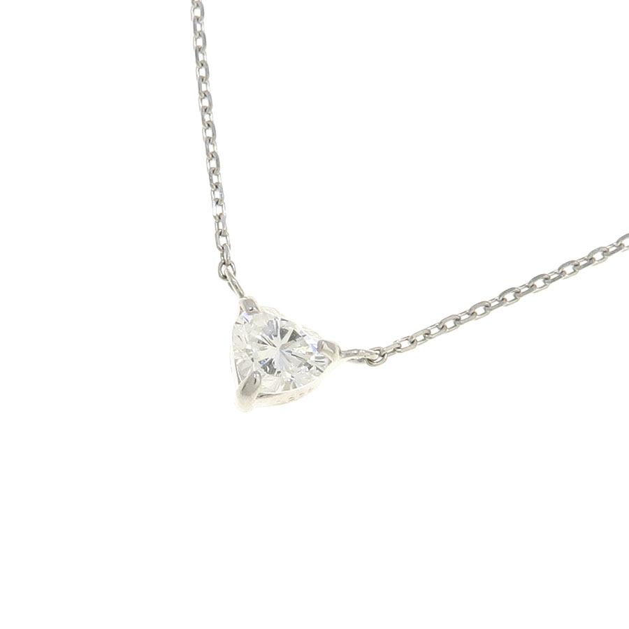 Ptダイヤネックレス/D0.230ct/ハートシェイプ