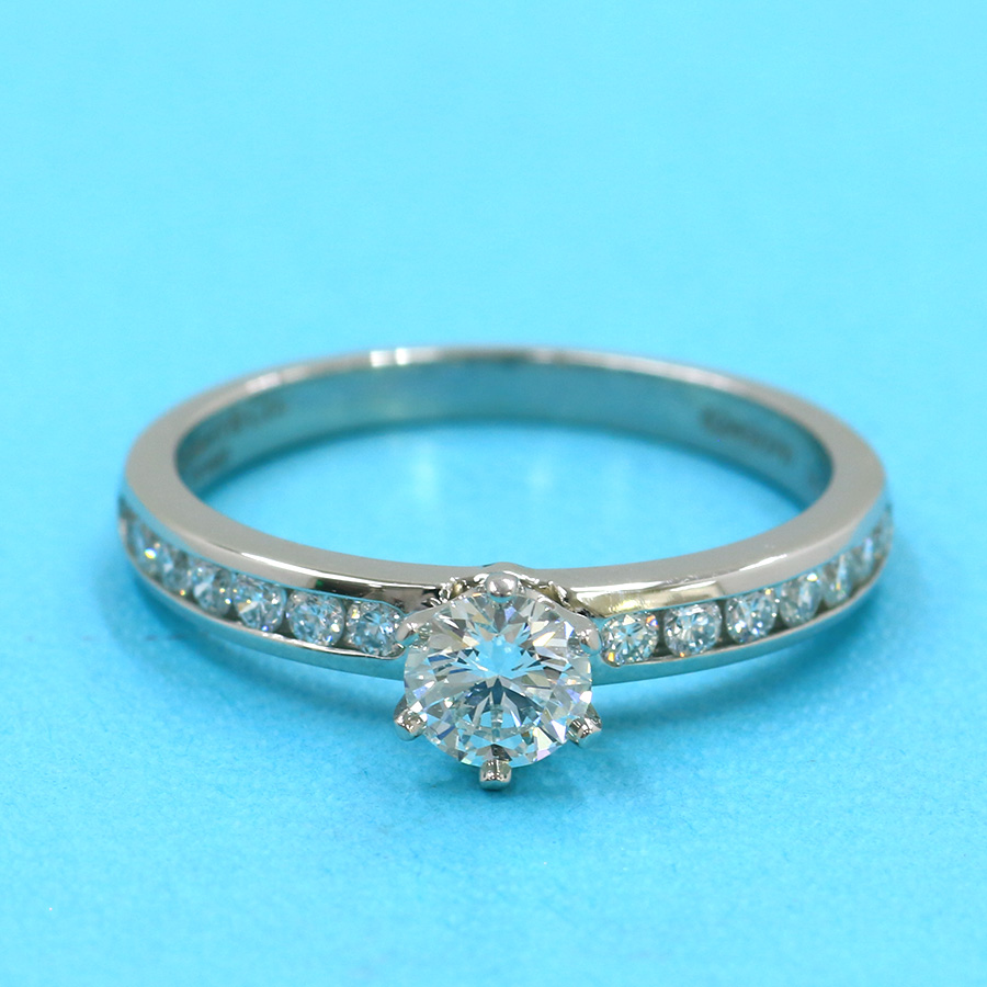 チャネルセッティングリング/D0.35ct
