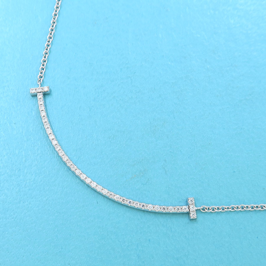 Tスマイルダイヤネックレス/スモール