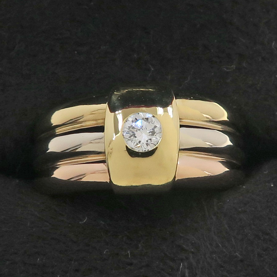 ダイヤリング/スリーゴールド