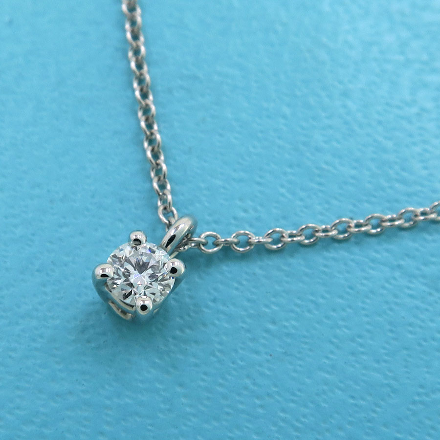 ソリティアダイヤネックレス/D0.12ct