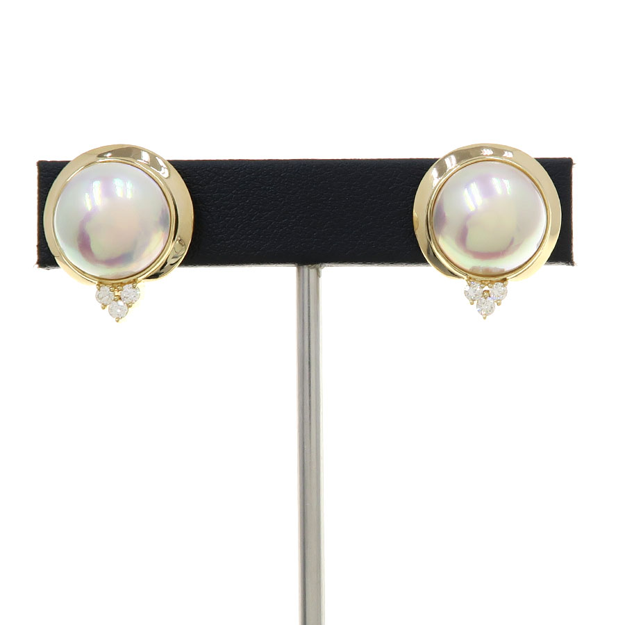 マベパールダイヤイヤリング