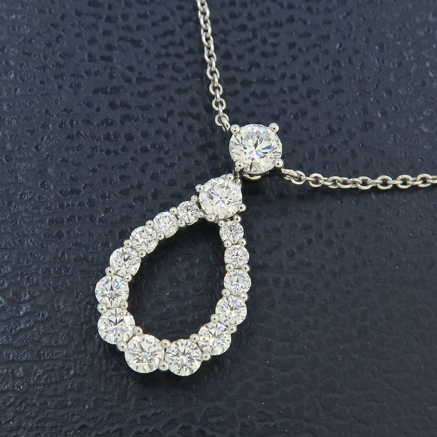 ループダイヤネックレス/エクストララージ