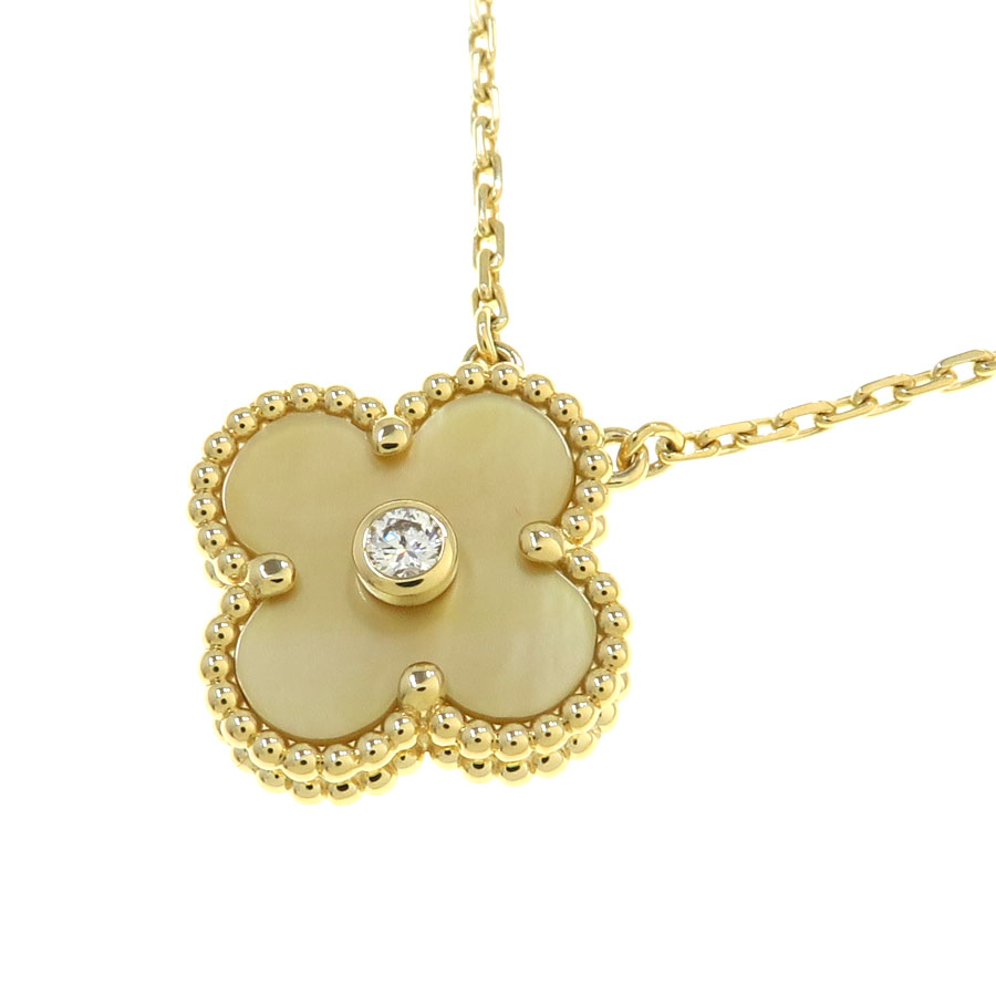 ヴィンテージアルハンブラネックレス/ゴールドシェル/2018年