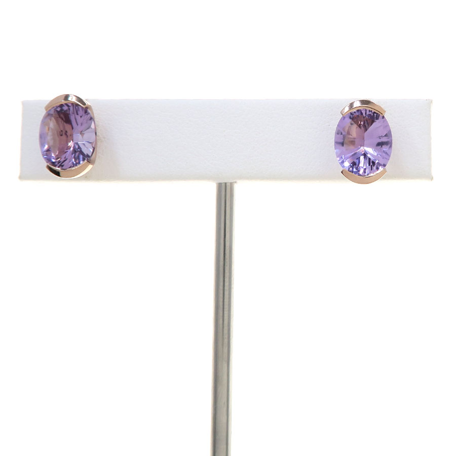 ルミノピアス/アメジスト