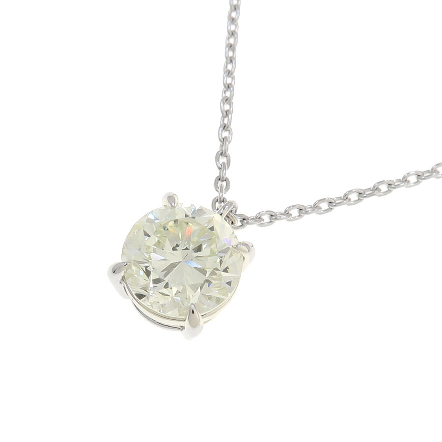 Ptダイヤネックレス/D3.009ct