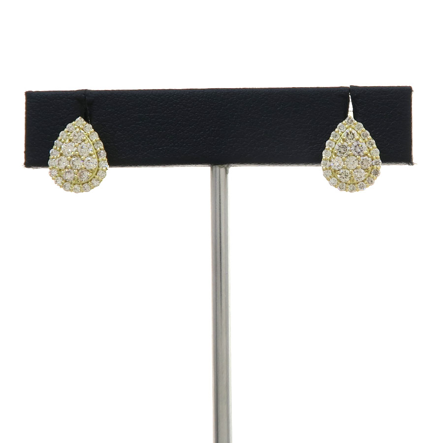 K18ダイヤピアス