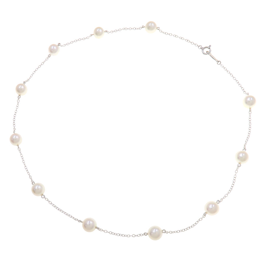 ステーションパールネックレス/アコヤ