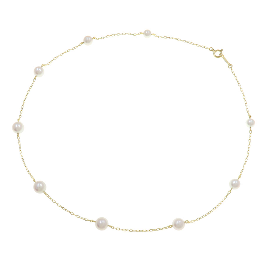 ステーションパールネックレス/アコヤ