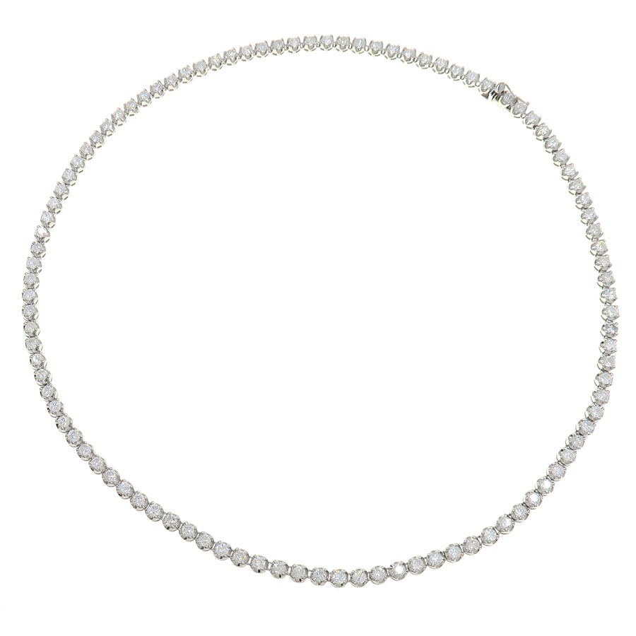 Pt850ダイヤネックレス/D9.85ct