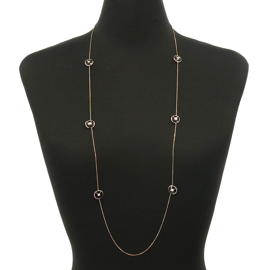 アミュレットドゥカルティエネックレス/6P/オニキス