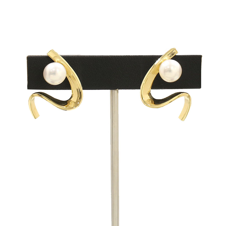 カスケードパールピアス/アコヤ