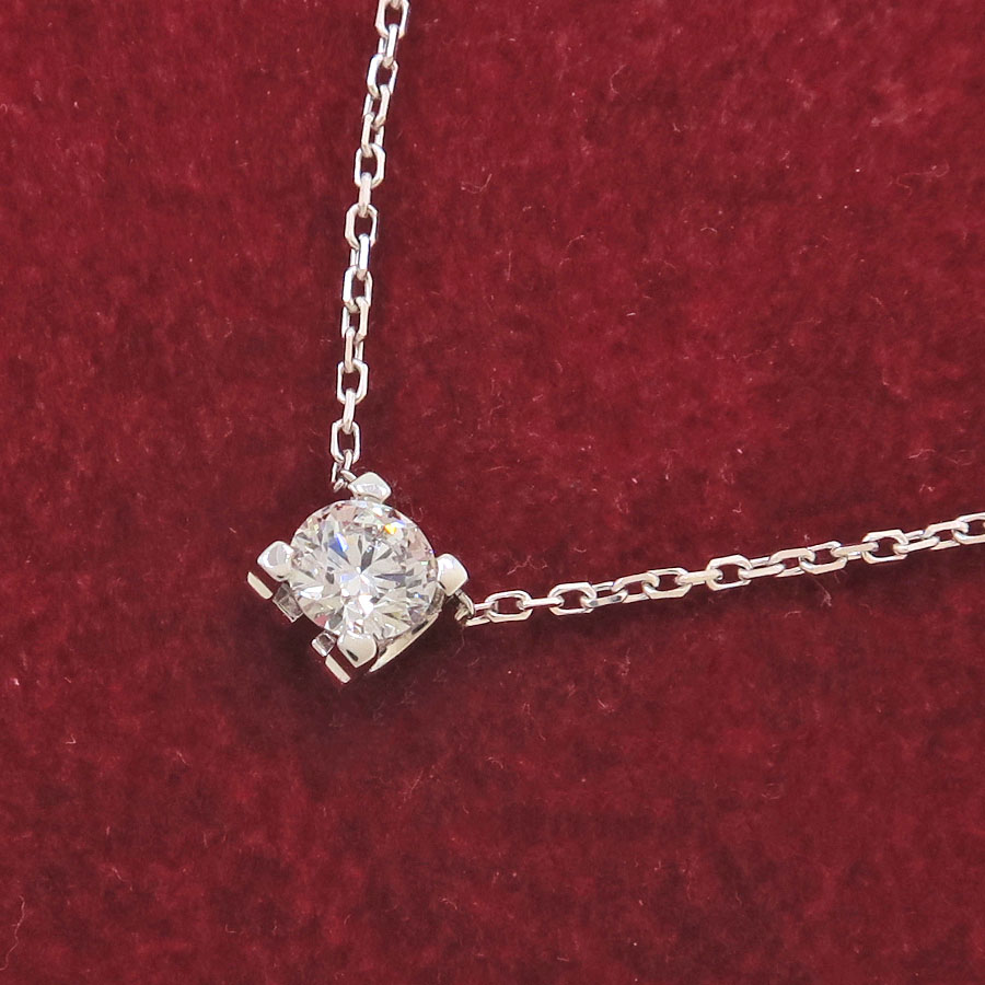 Cドゥカルティエダイヤネックレス/D0.30ct