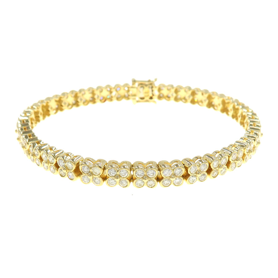 K18ダイヤブレスレット