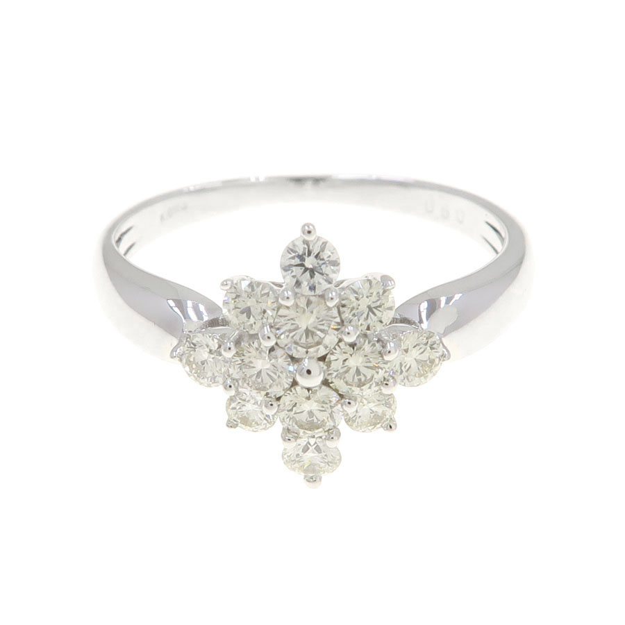 K18WGダイヤリング