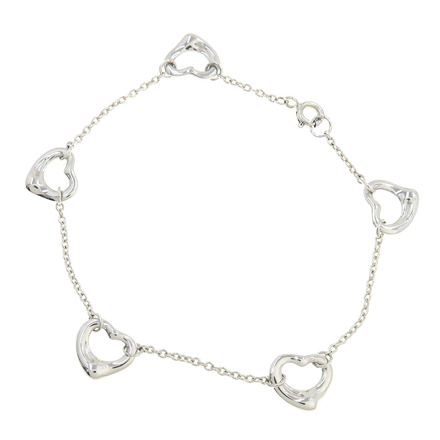 オープンハートブレスレット/5P