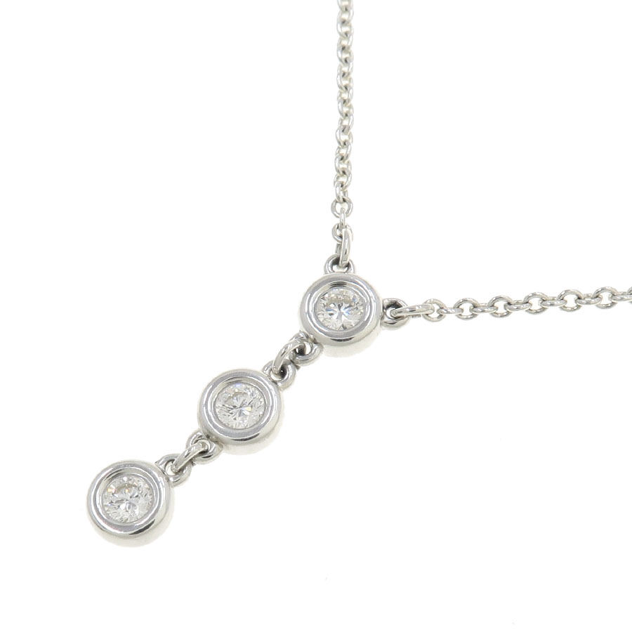 バイザヤードネックレス/ダイヤモンド/3P