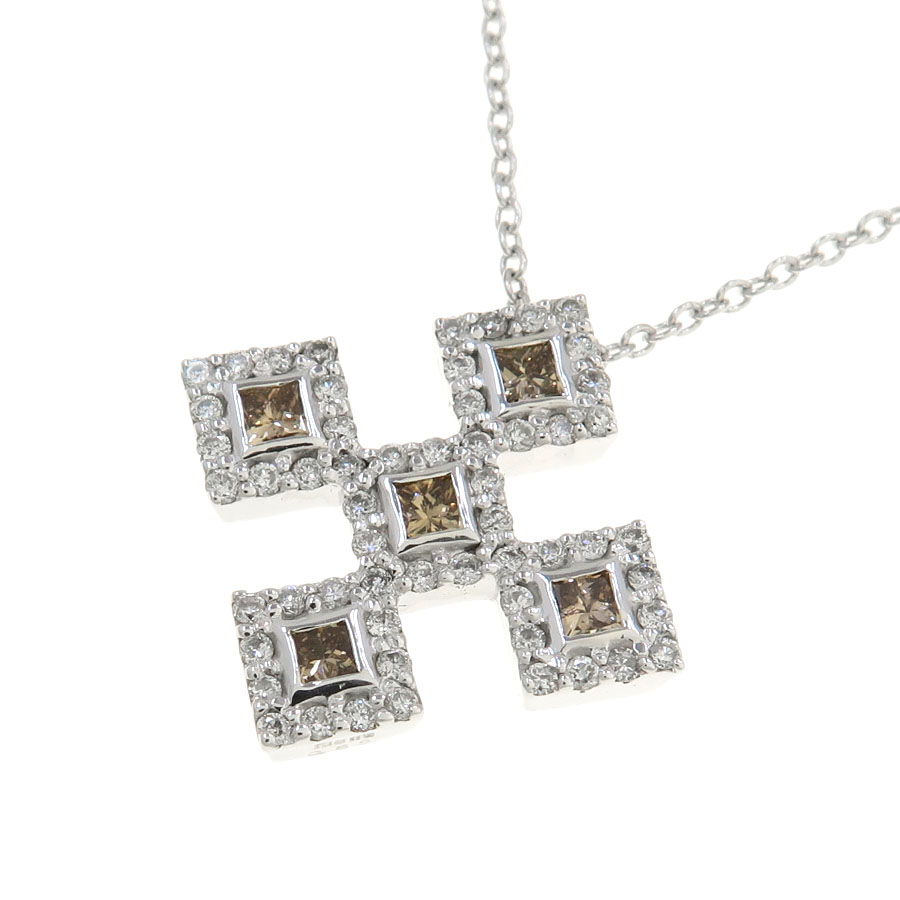 ダイヤクロスネックレス