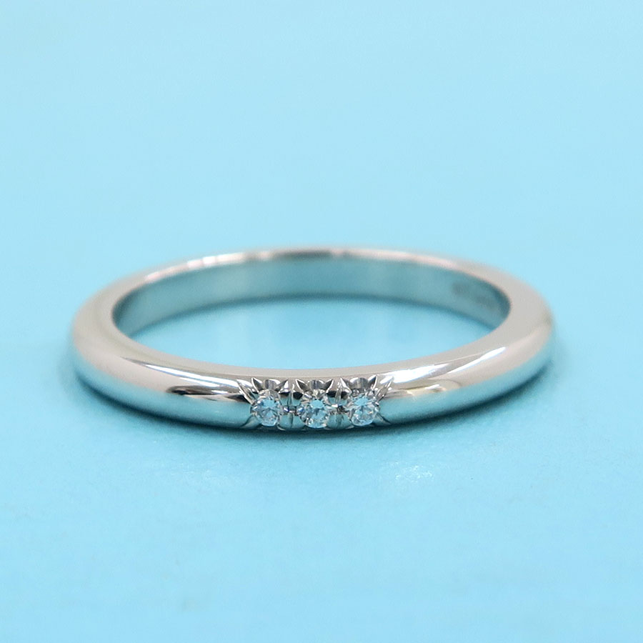 フォーエバーバンドリング/ダイヤ3P/2MM