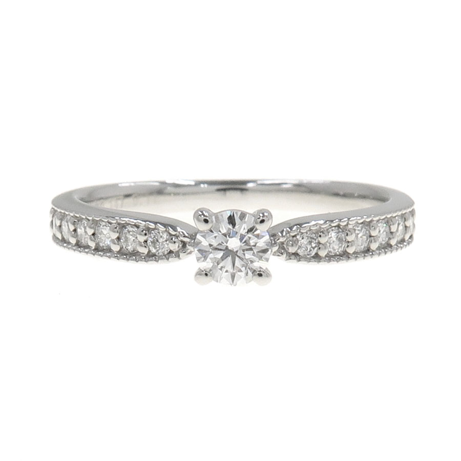 Pt900ダイヤリング/D0.147ct