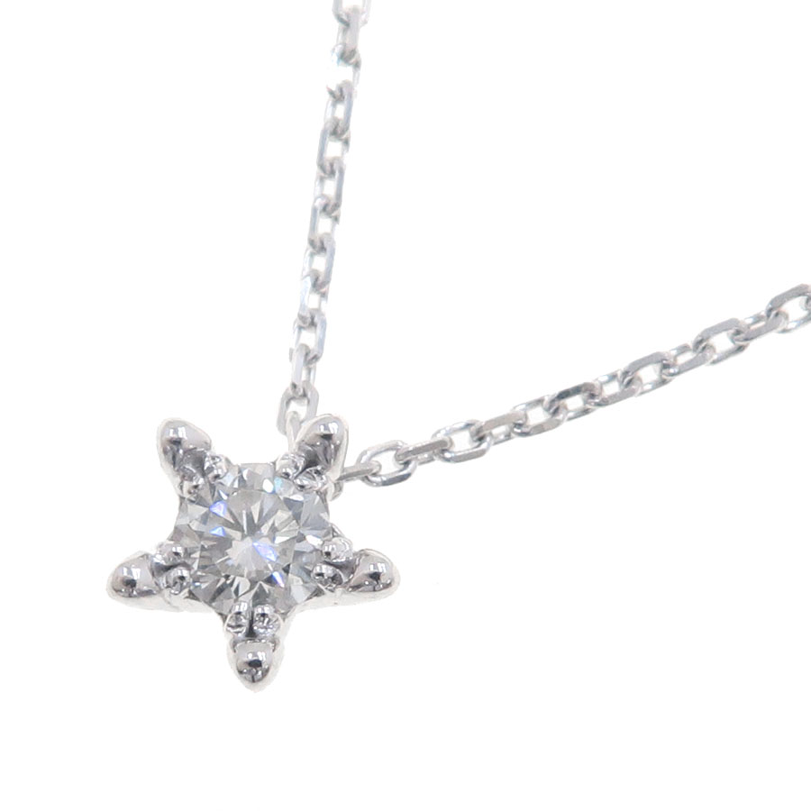 ダイヤネックレス/スター