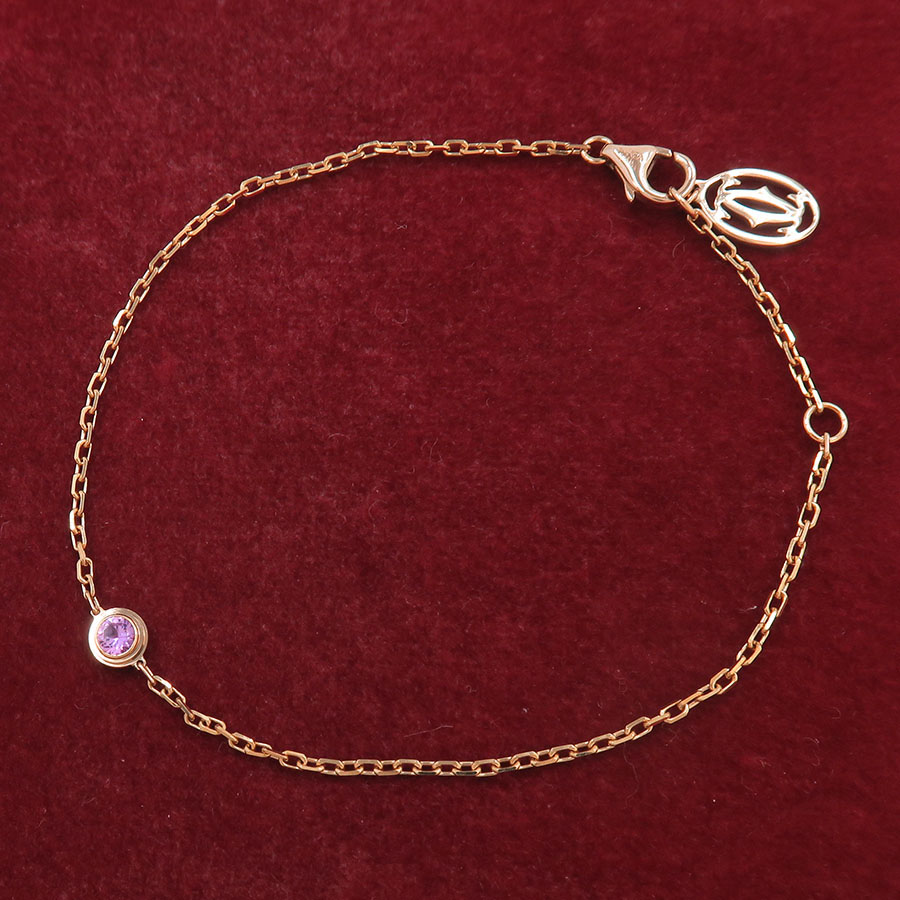 ダムール(ディアマンレジェ)ブレス/ピンクサファイア