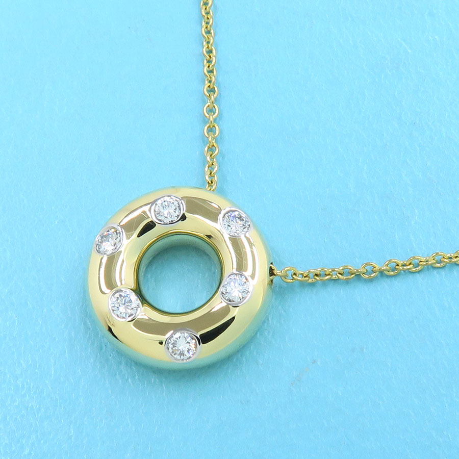 ドッツサークルダイヤネックレス
