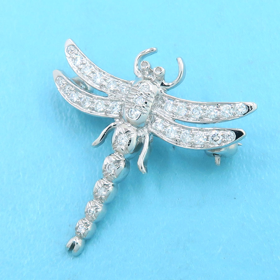 ドラゴンフライダイヤブローチ