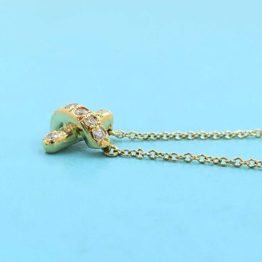9/30までの販売【ティファニー】クロスステッチ ダイヤ ネックレス K18 クロスステッチダイヤネックレス/質屋 さのや ブランド 通販サイト