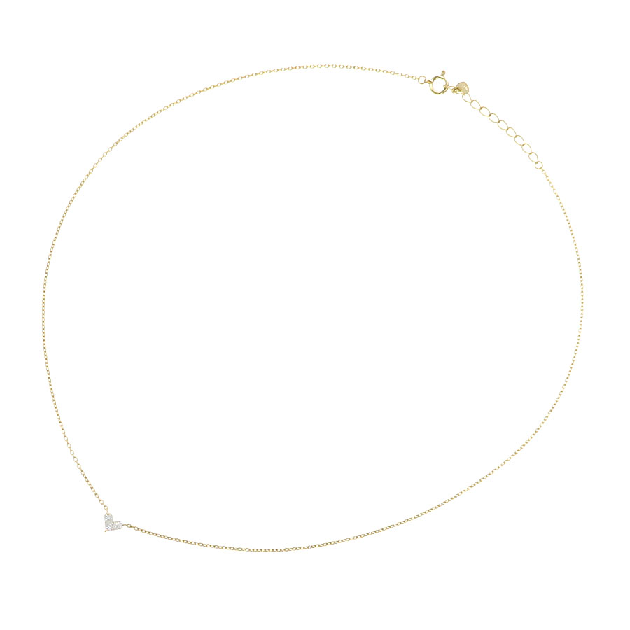 ミステリアスハートネックレス/D0.15ct/質屋 さのや ブランド 通販サイト