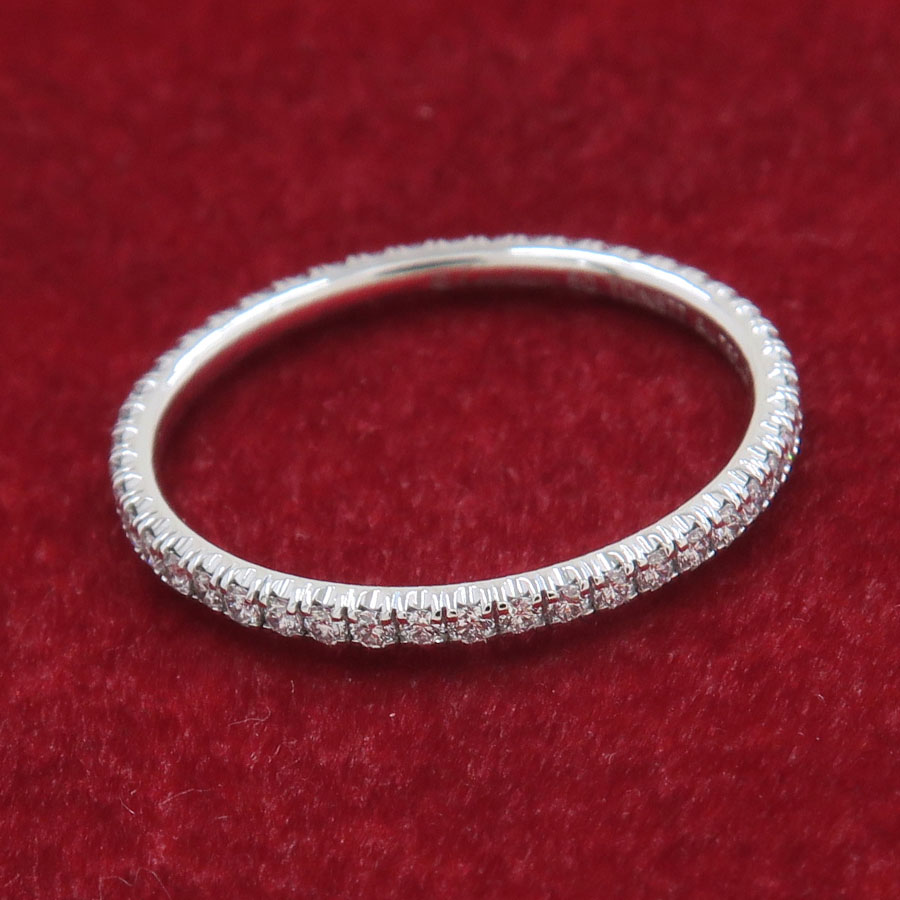 ★Cartier★ エタンセル フルエタニティリング 750WG 定価44万 エタンセルドゥカルティエエタニティリング/1.5MM/質屋 さのや