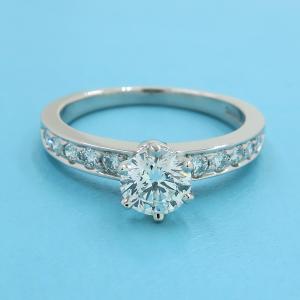 チャネルセッティングリング/D0.65ct