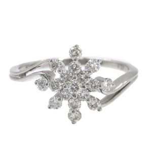 K18WGダイヤリング