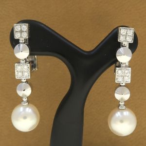 ルチアパールダイヤピアス
