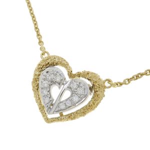 ダイヤハートネックレス