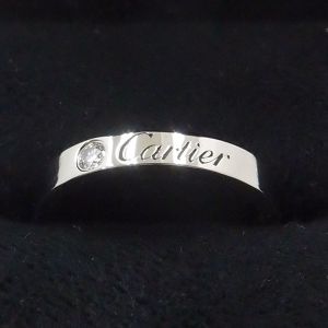 Cドゥカルティエリング/3MM/1Pダイヤ