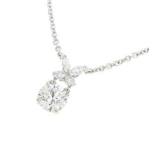 クラシックバタフライラウンドダイヤネックレス/D0.57ct
